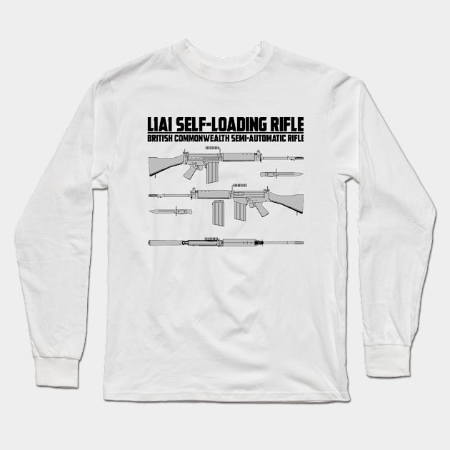 L1A1 RIFLE Long Sleeve T-Shirt by theanomalius_merch